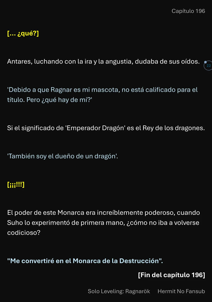 Página 23 del Manga