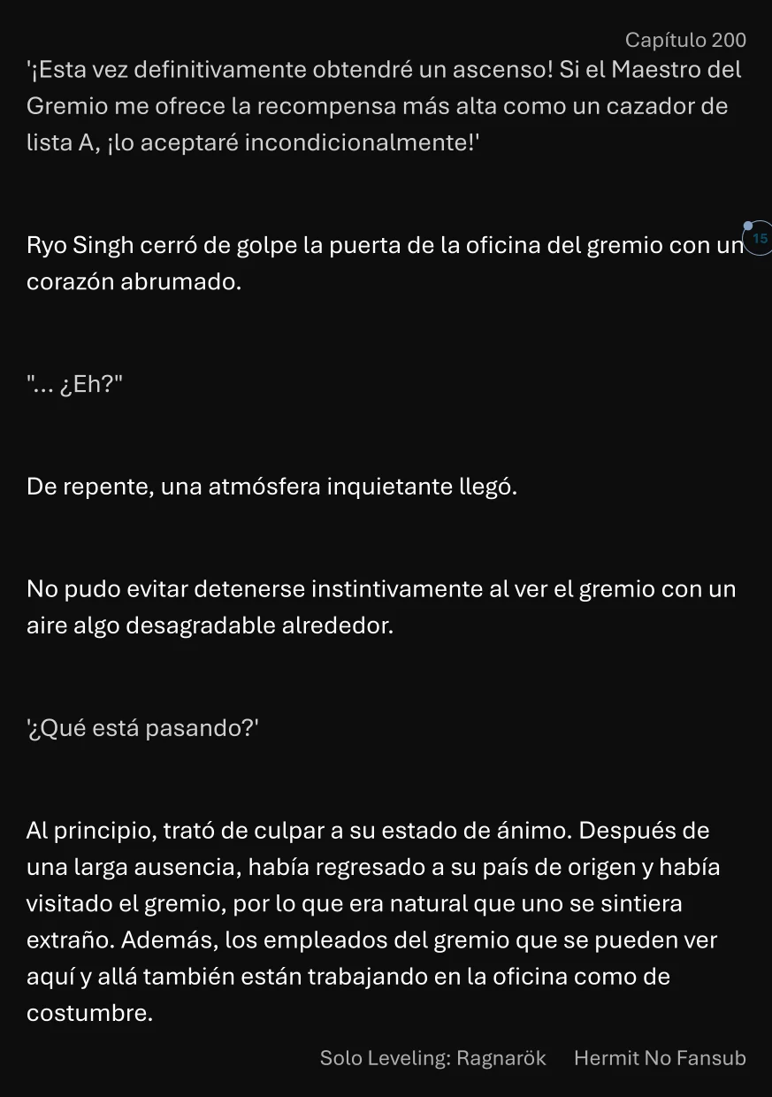 Página 16 del Manga