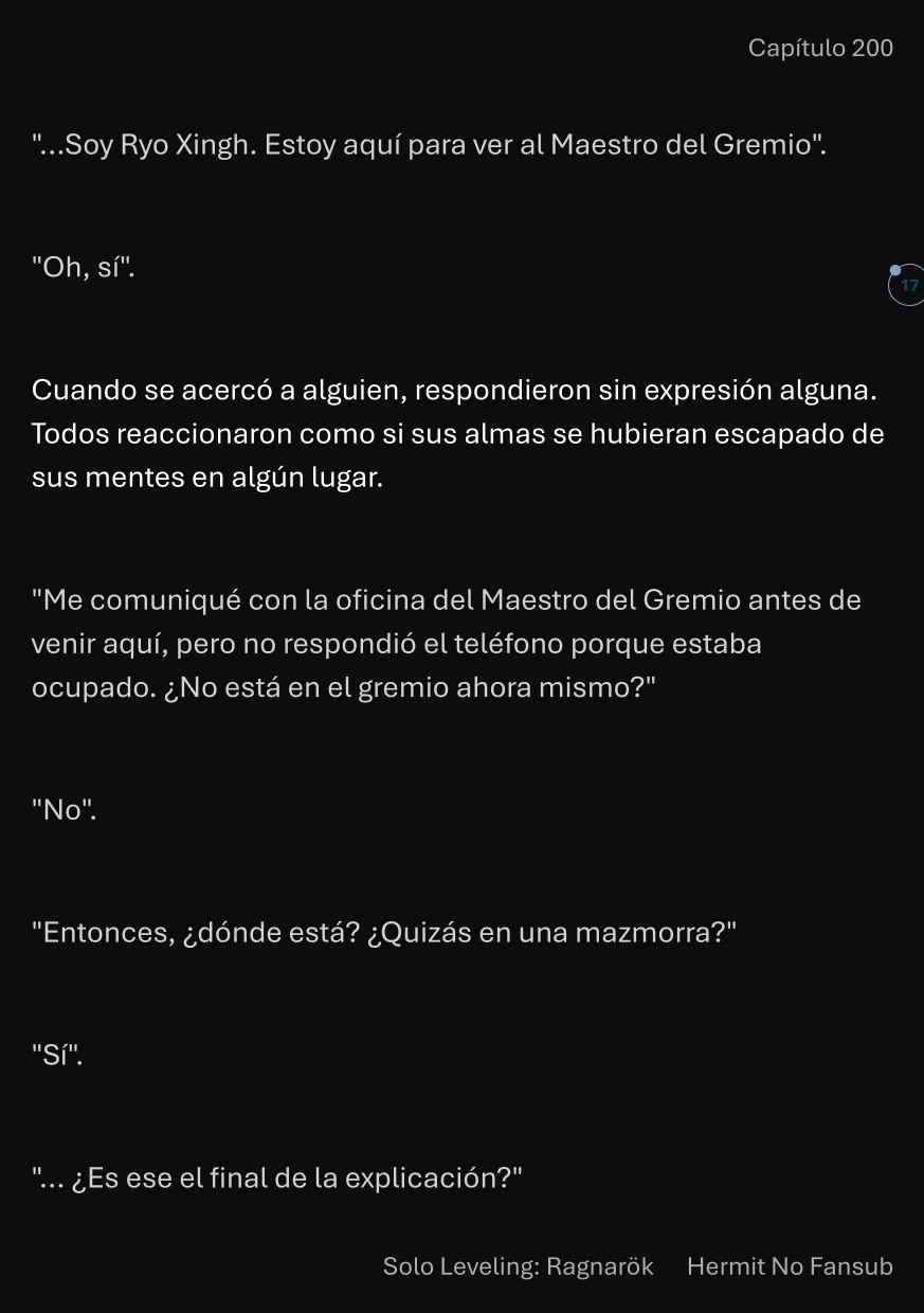 Página 18 del Manga