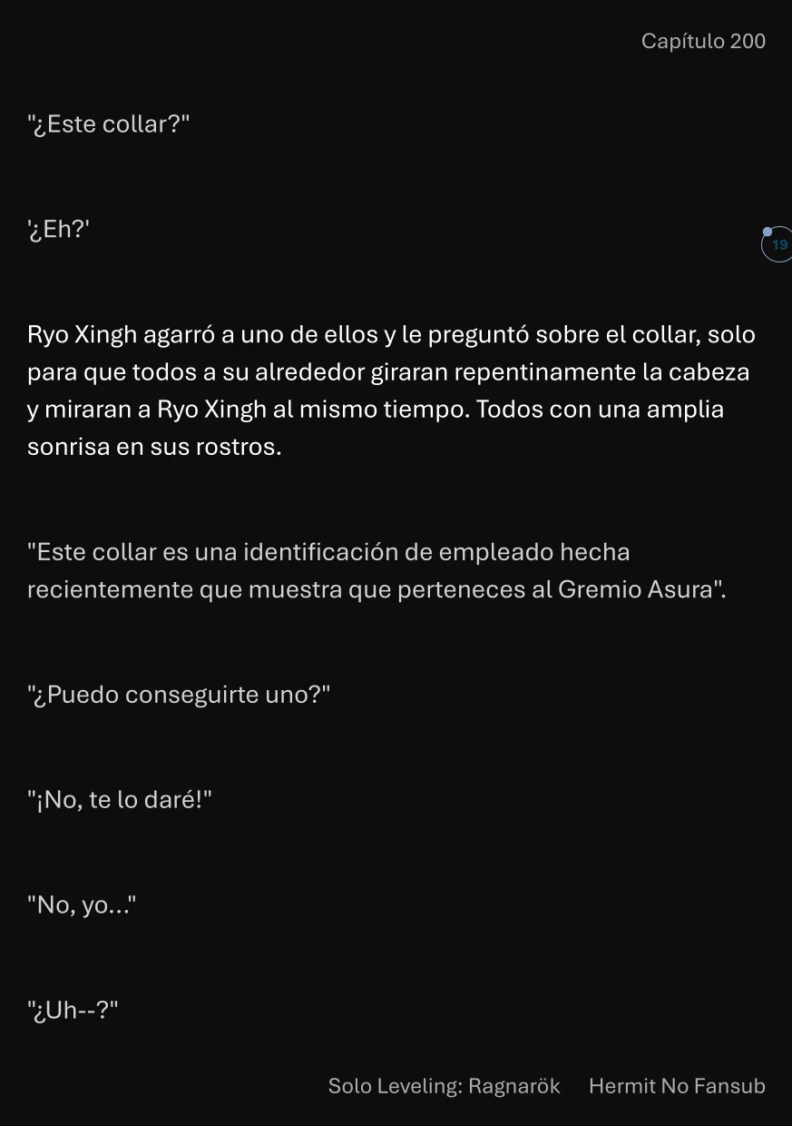 Página 20 del Manga