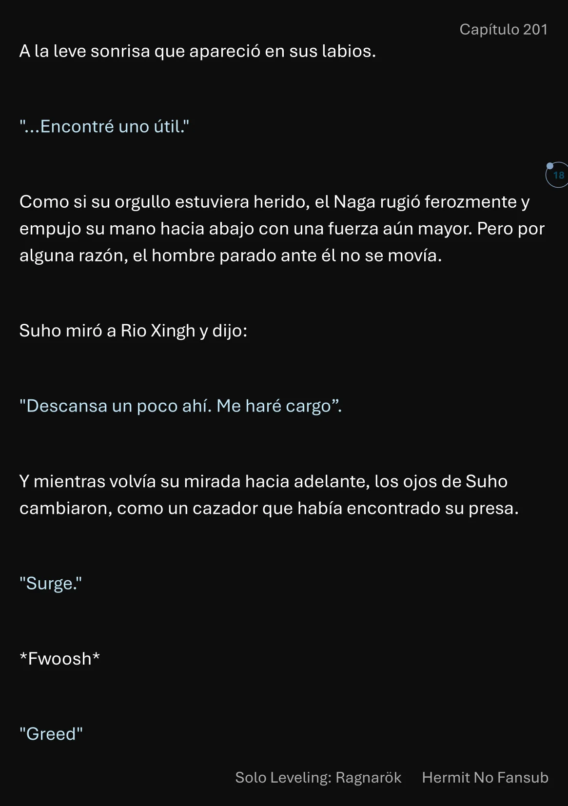 Página 19 del Manga