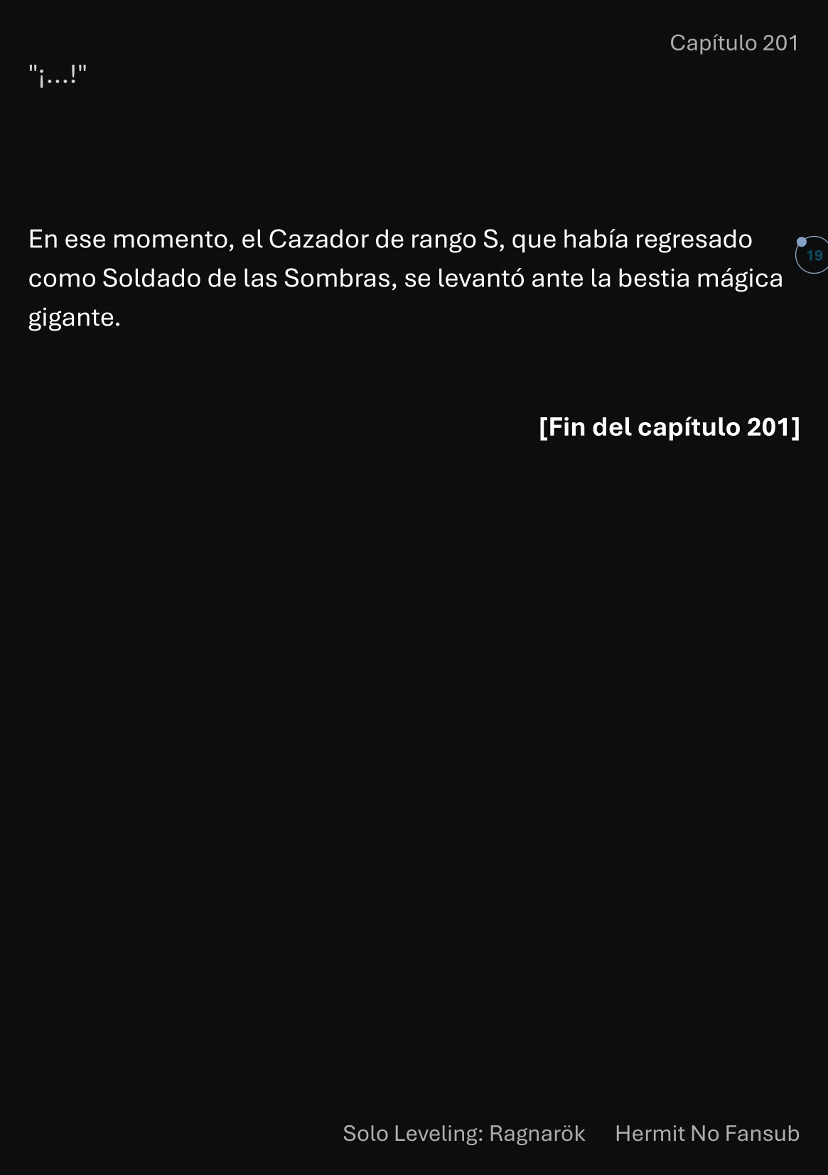 Página 20 del Manga