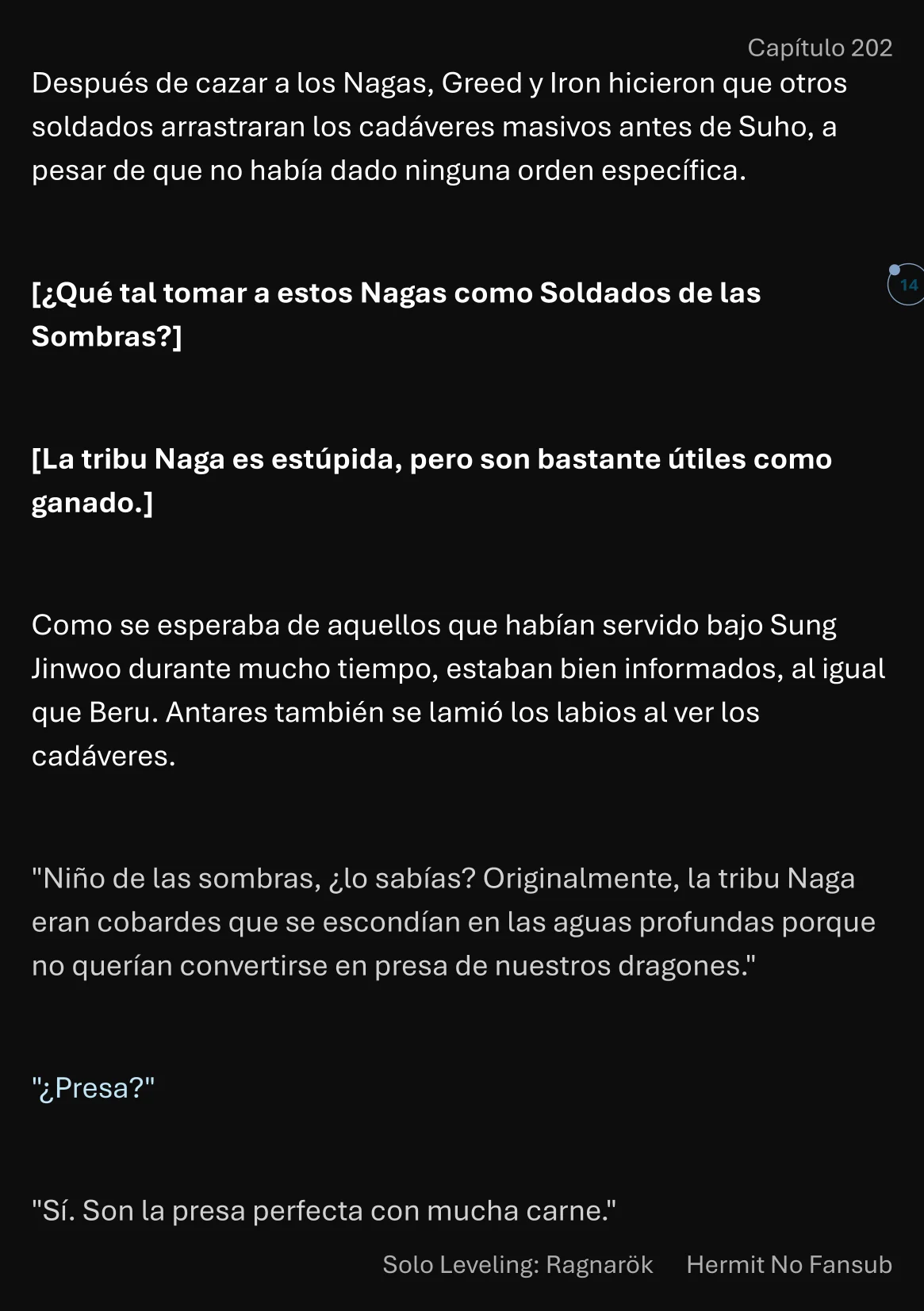 Página 15 del Manga