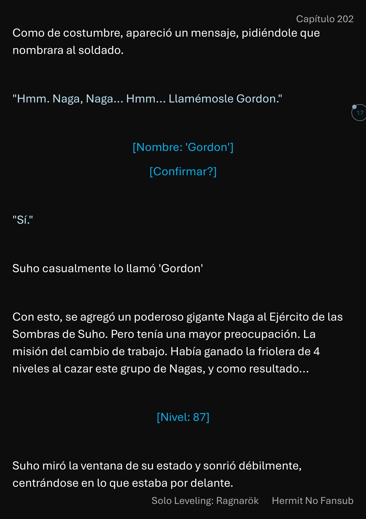 Página 18 del Manga