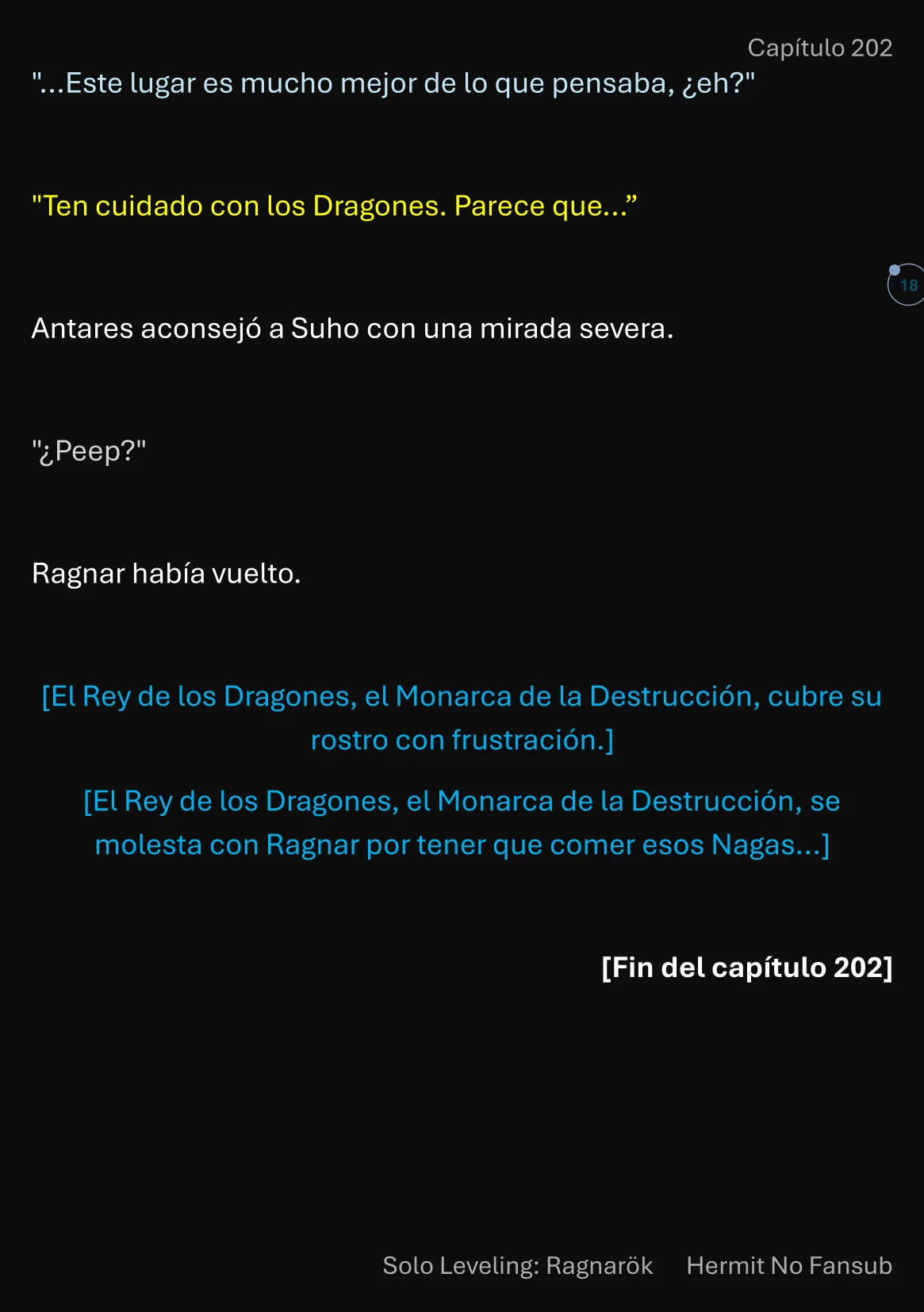 Página 19 del Manga