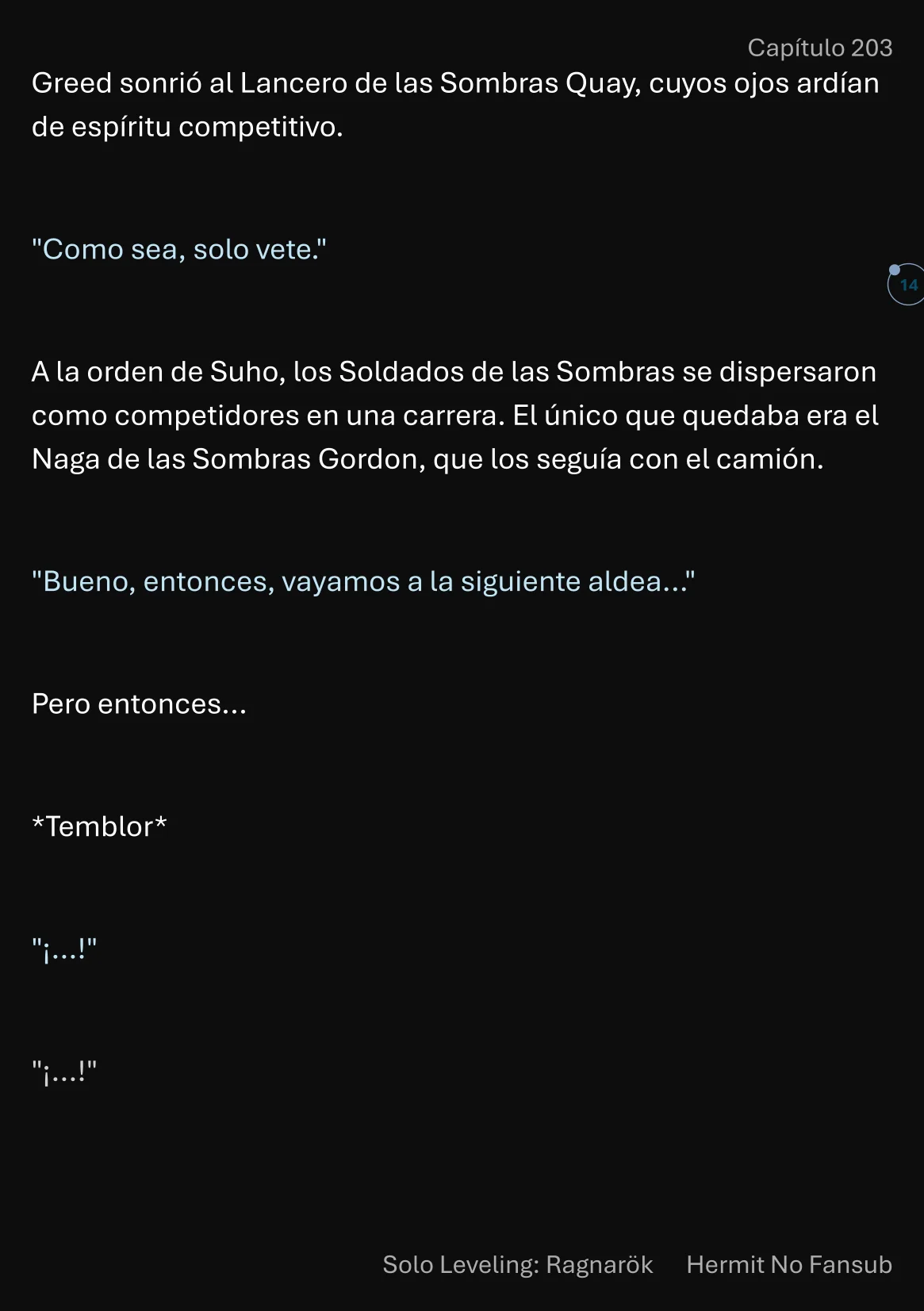 Página 15 del Manga