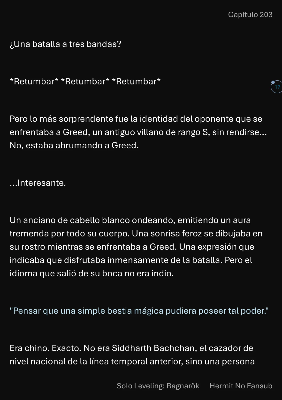 Página 18 del Manga