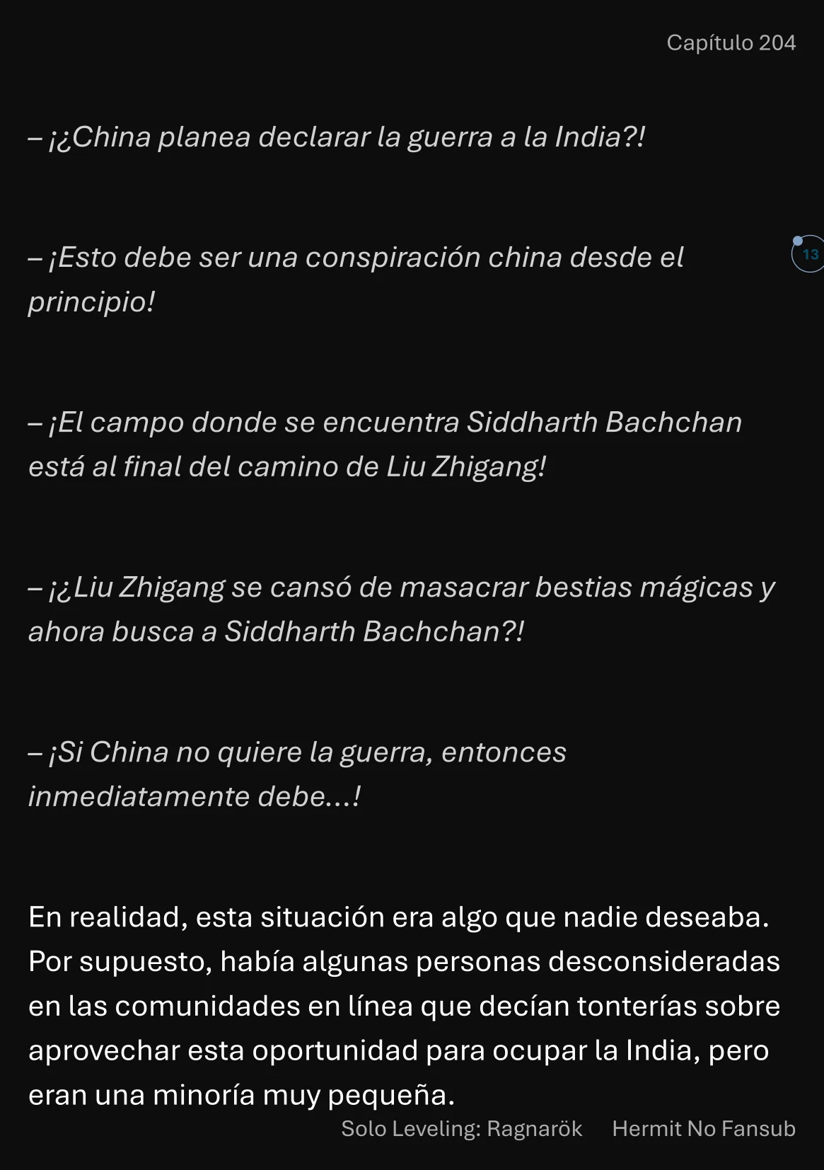 Página 14 del Manga