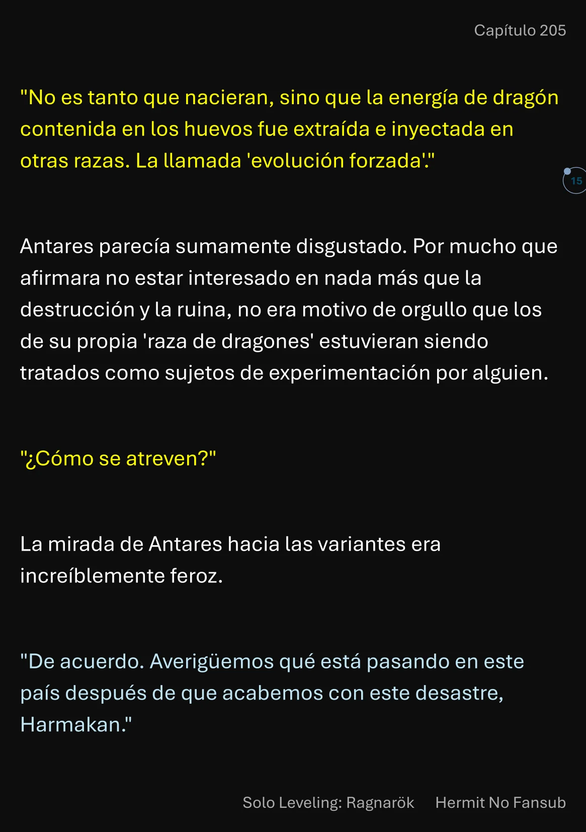 Página 16 del Manga