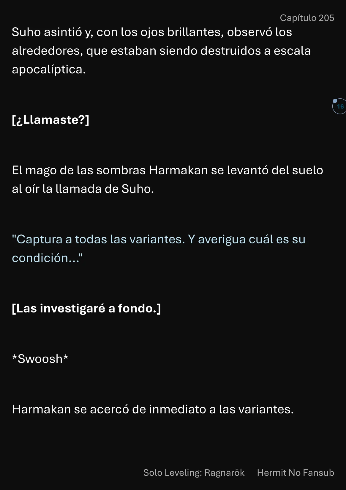 Página 17 del Manga