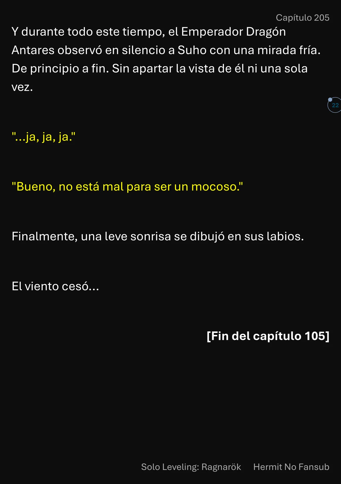 Página 23 del Manga