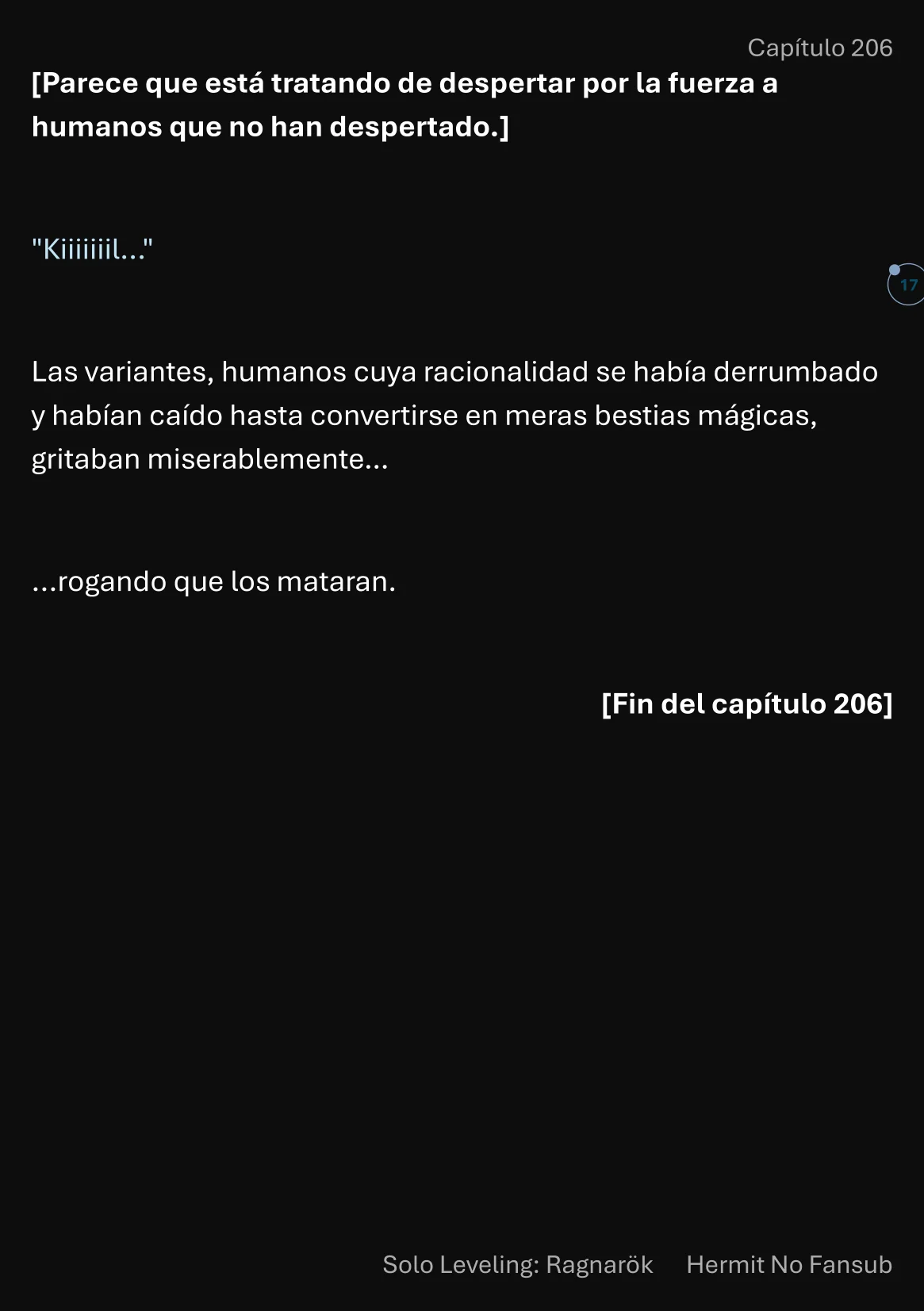 Página 18 del Manga