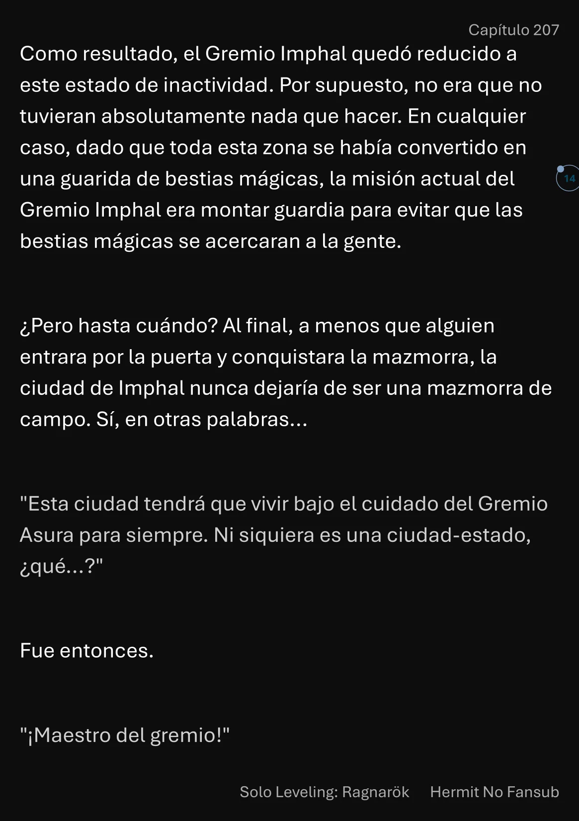 Página 15 del Manga