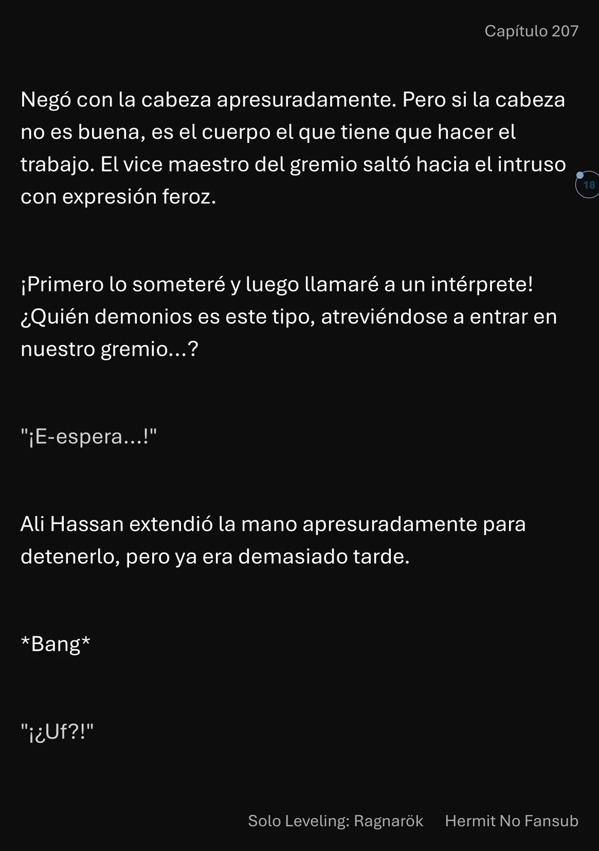 Página 19 del Manga