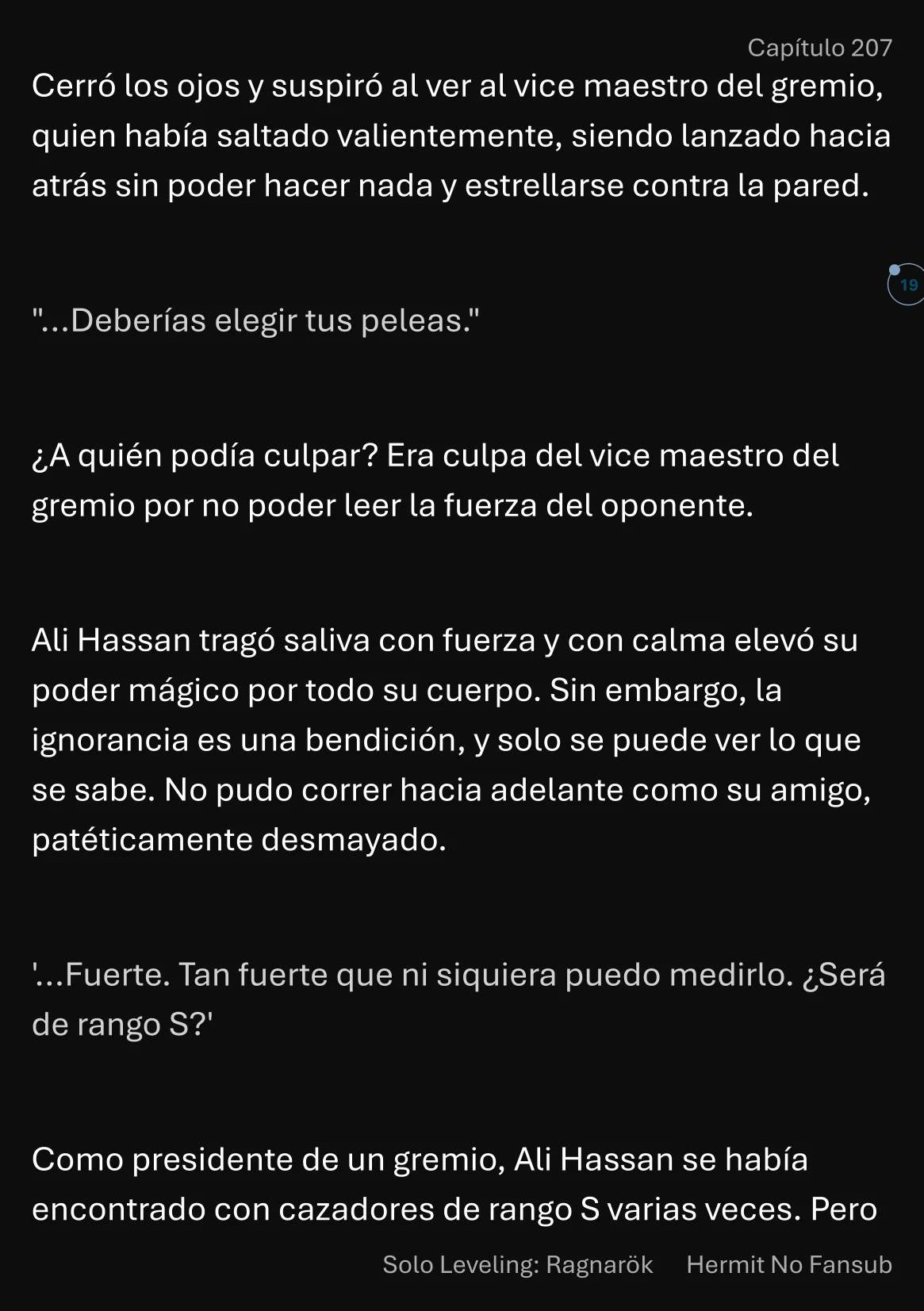 Página 20 del Manga