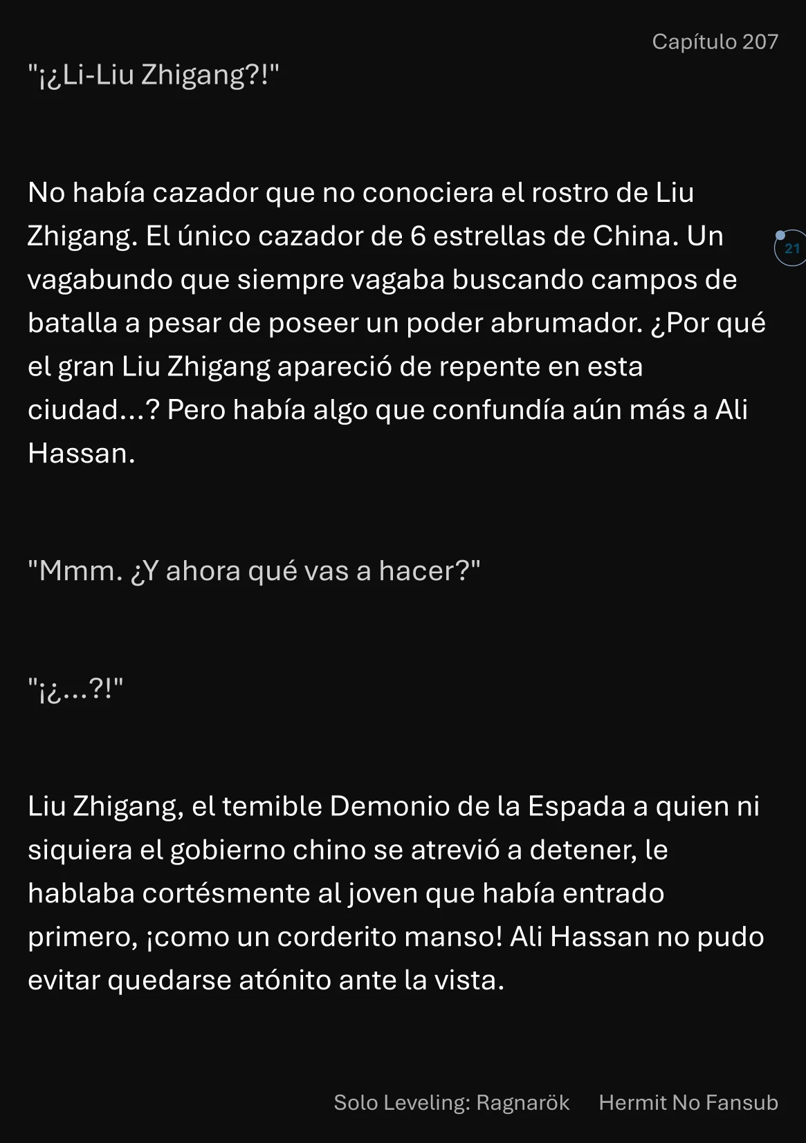 Página 22 del Manga