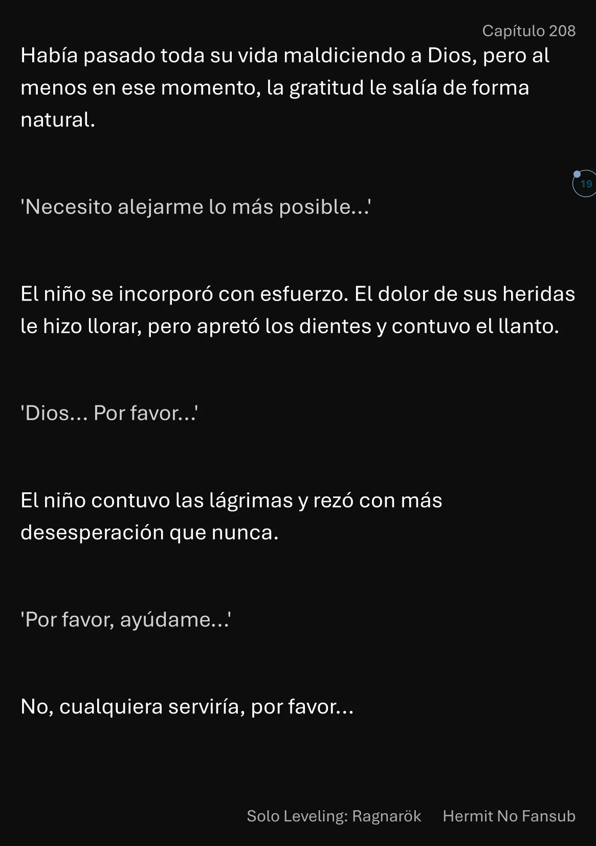 Página 20 del Manga