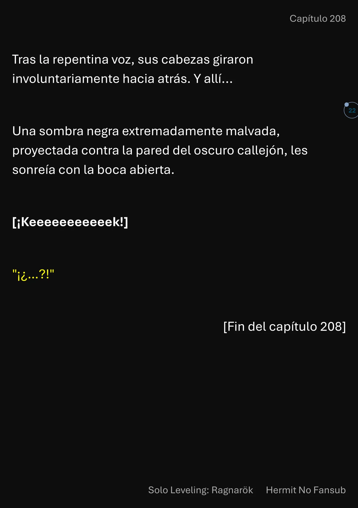 Página 23 del Manga