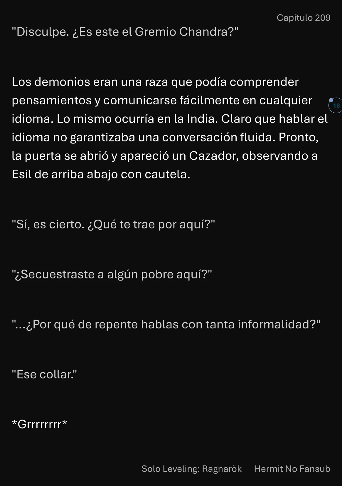 Página 17 del Manga