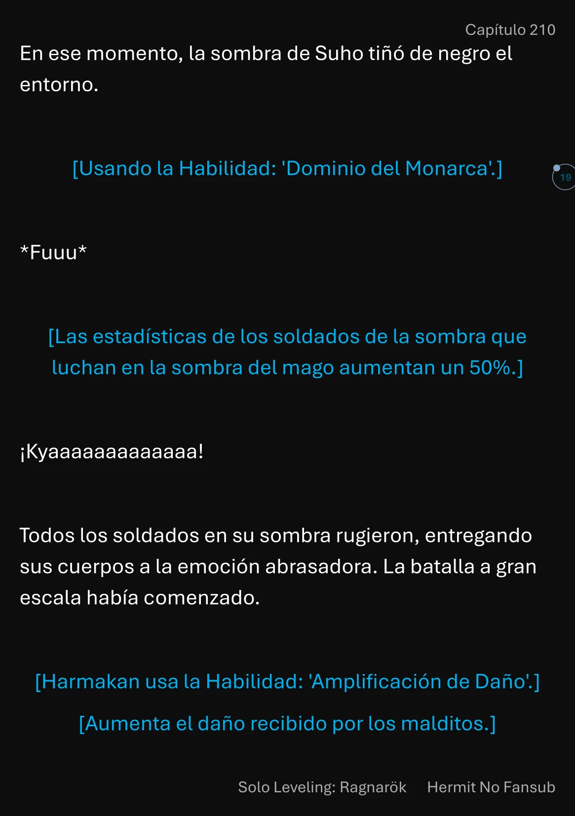 Página 20 del Manga