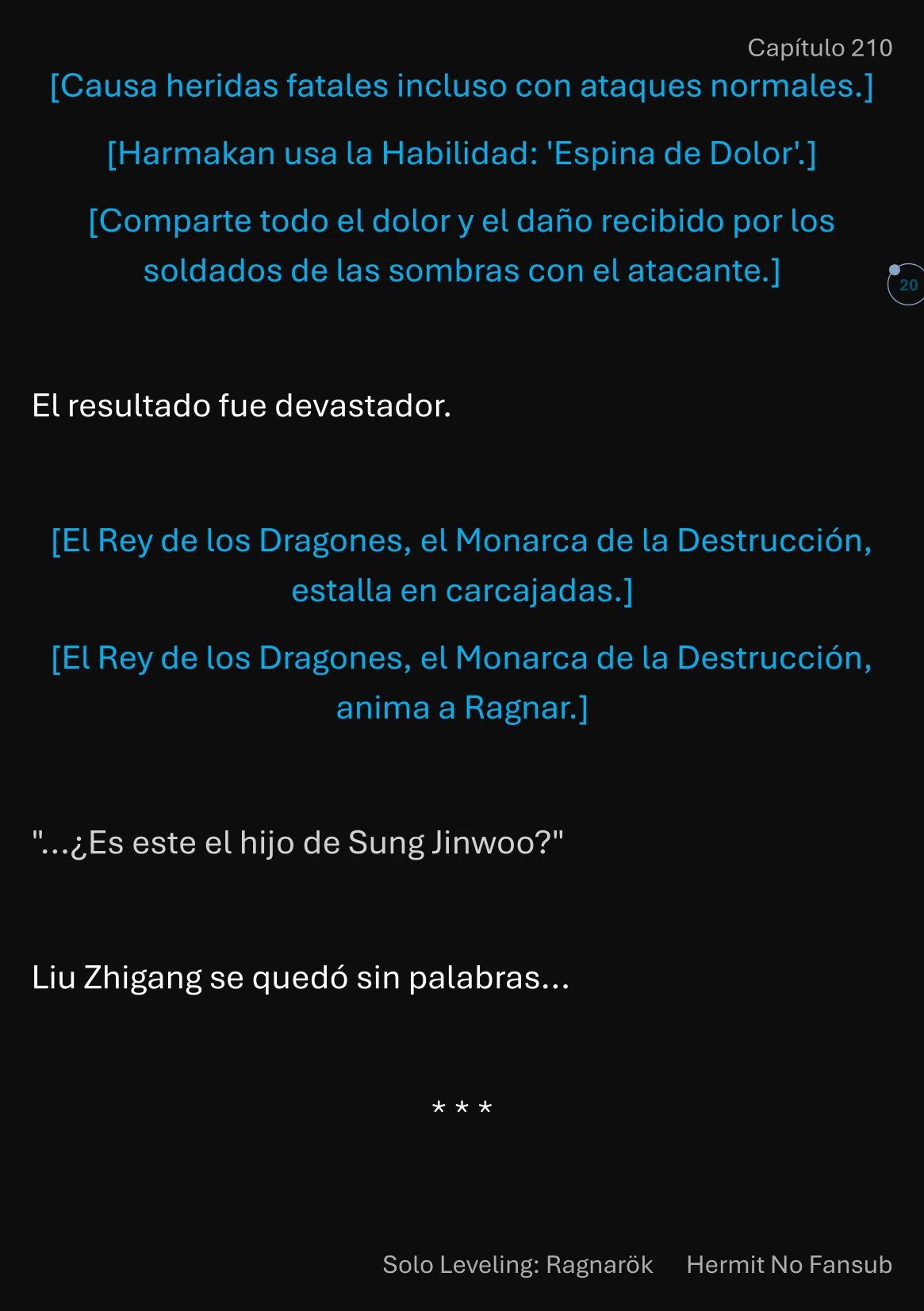 Página 21 del Manga