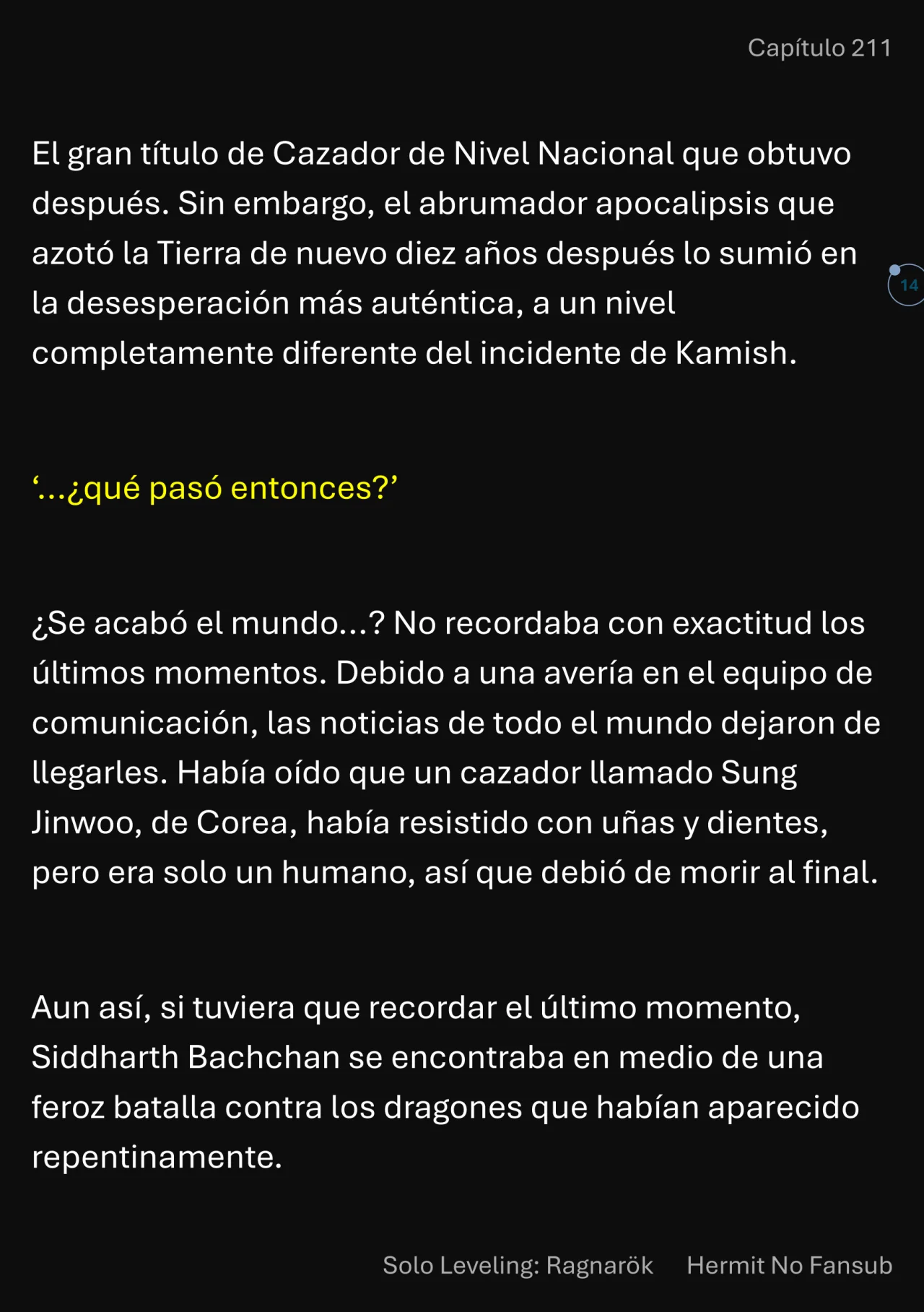 Página 15 del Manga