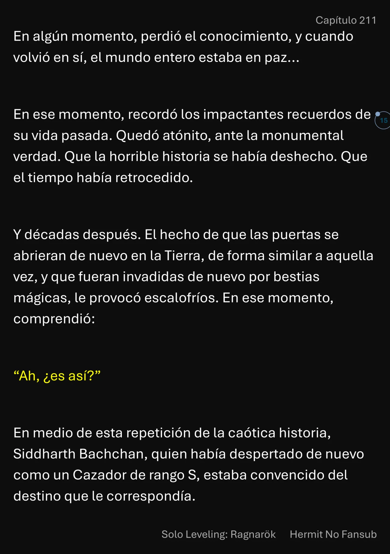 Página 16 del Manga