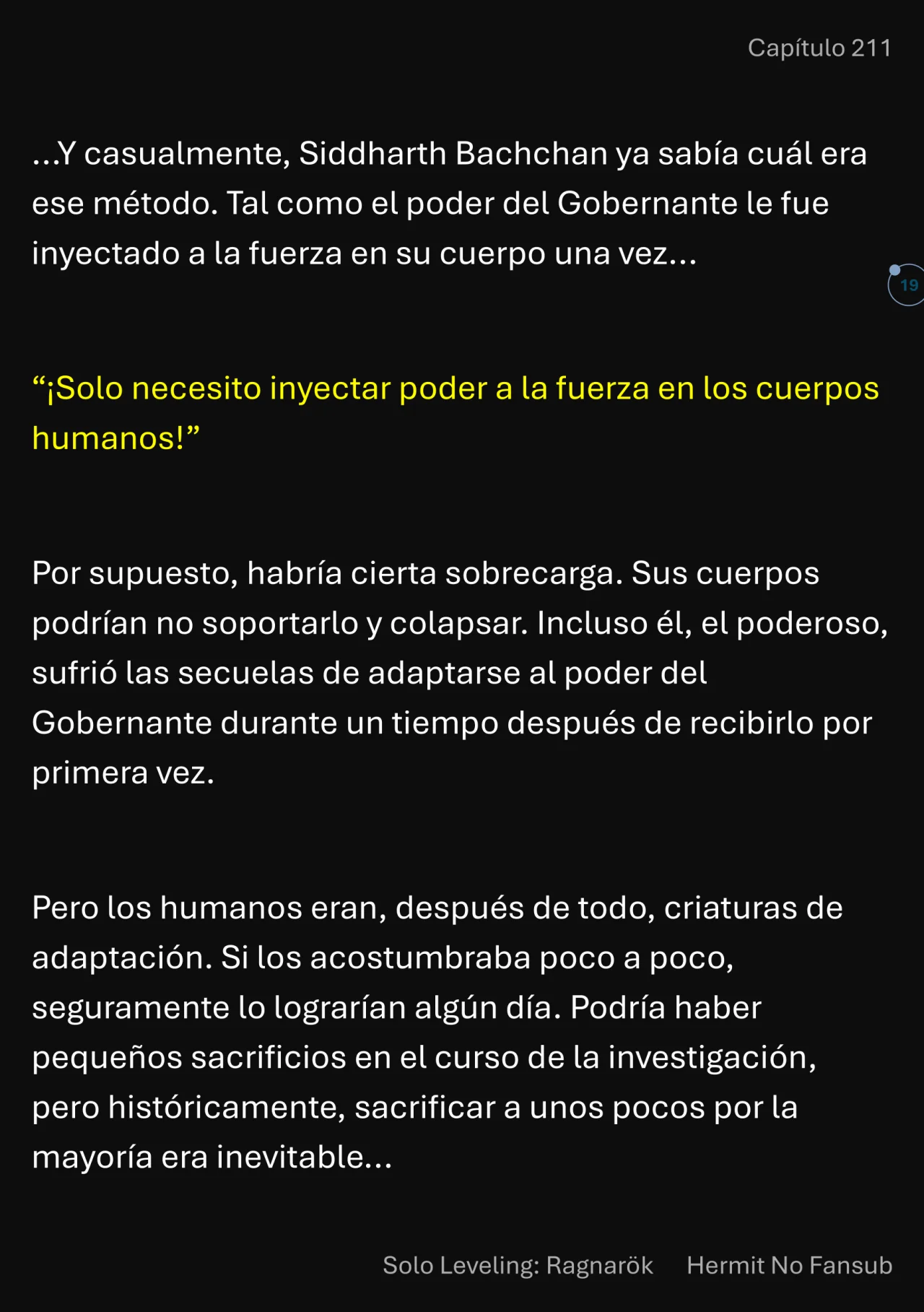 Página 20 del Manga