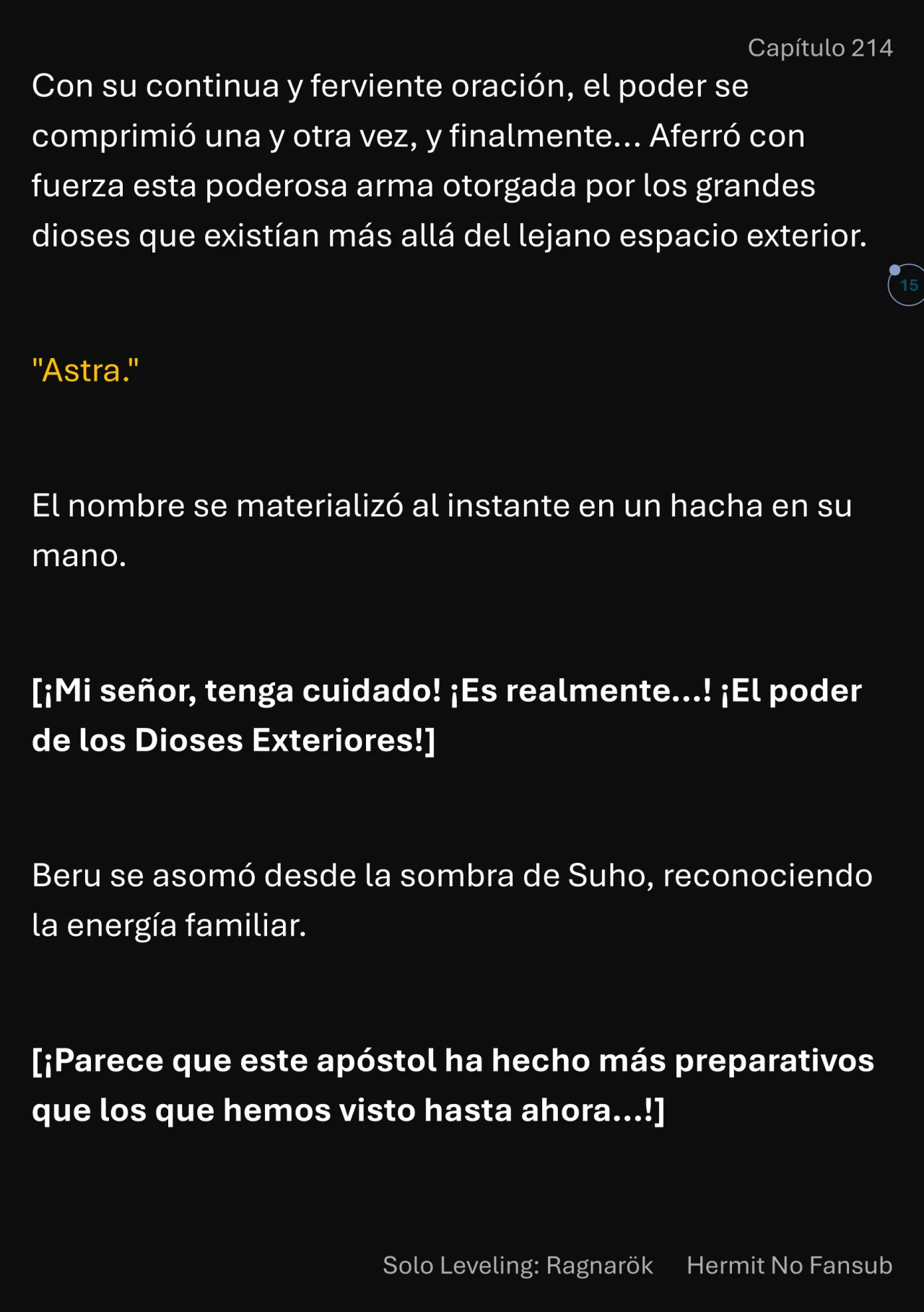 Página 16 del Manga