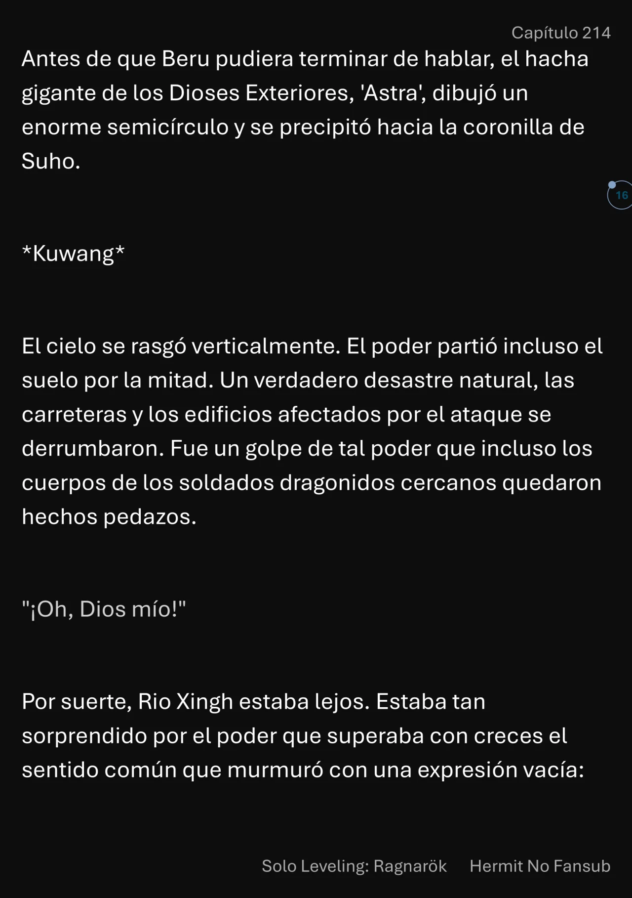 Página 17 del Manga