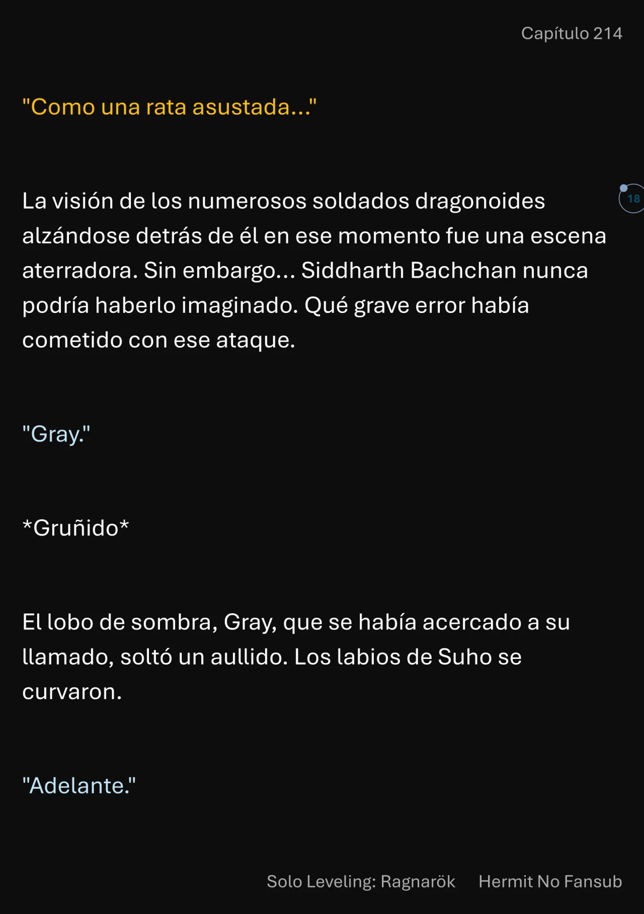 Página 19 del Manga