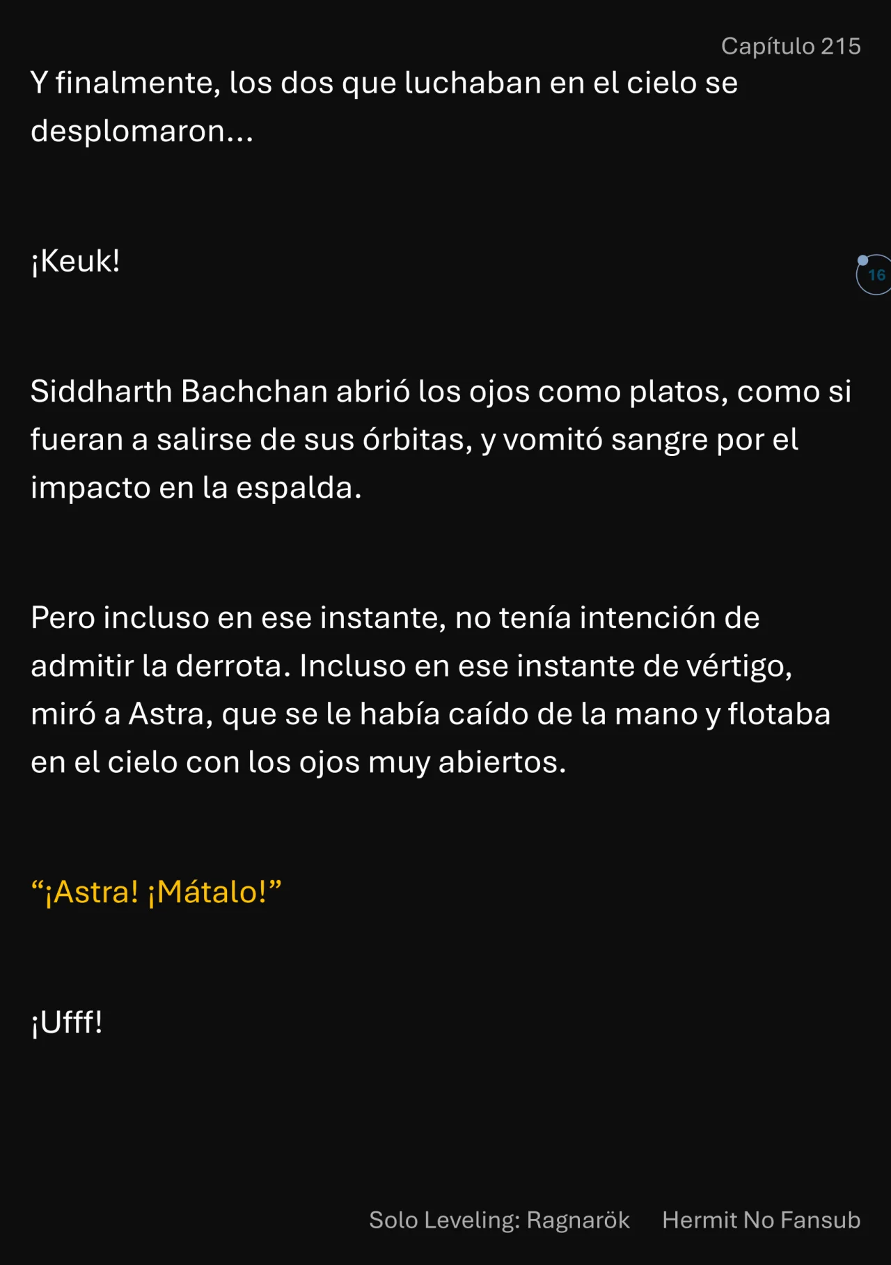 Página 17 del Manga