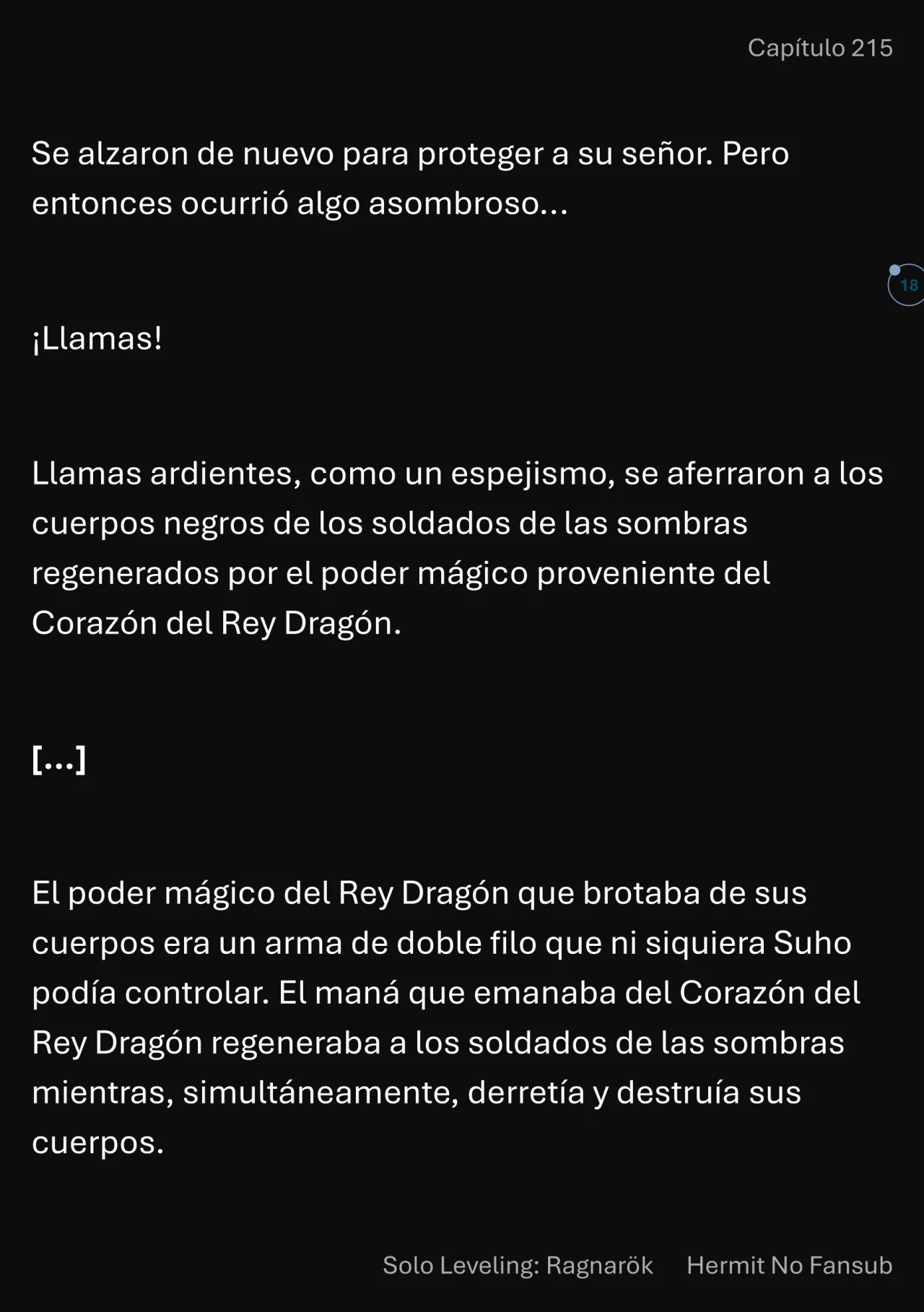 Página 19 del Manga