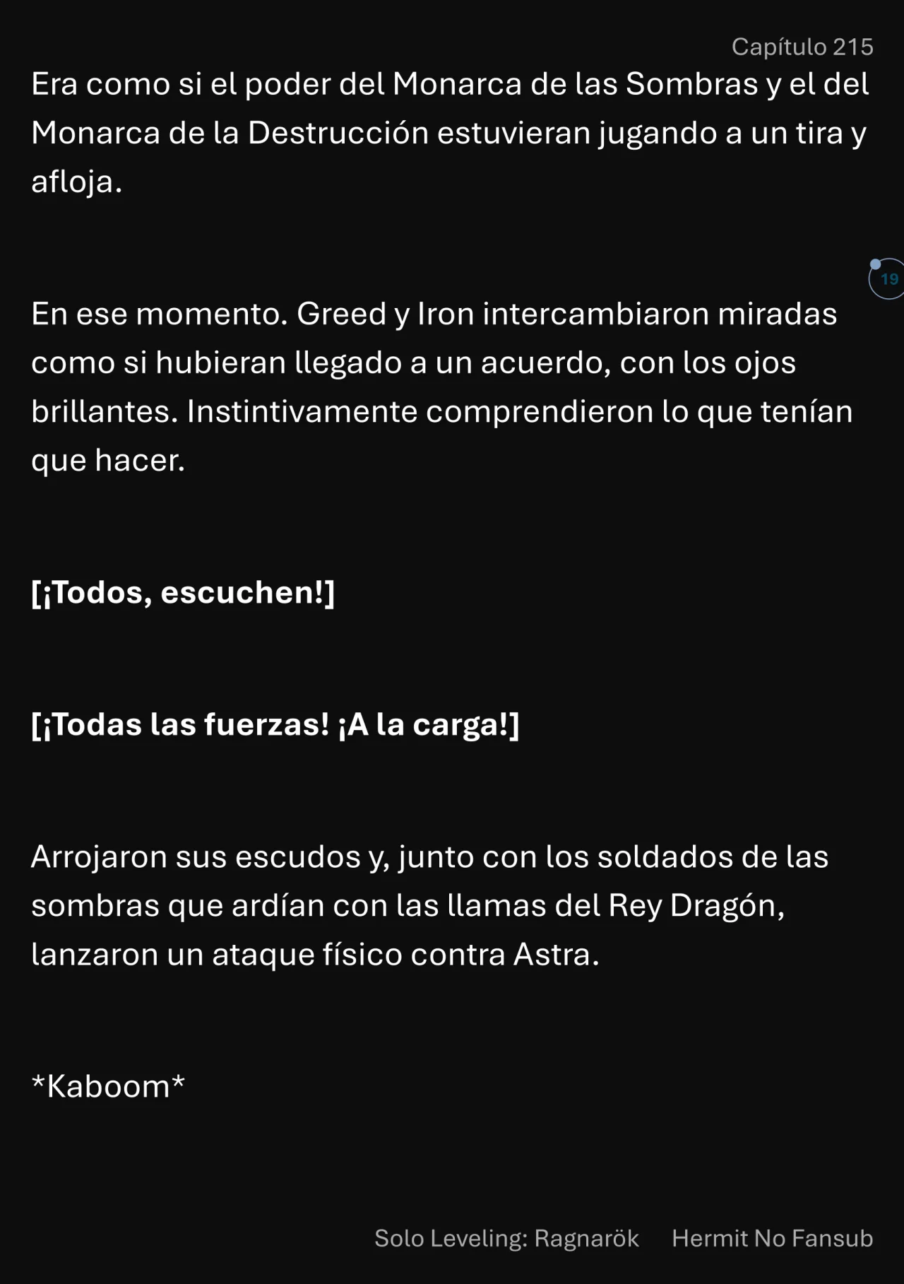 Página 20 del Manga