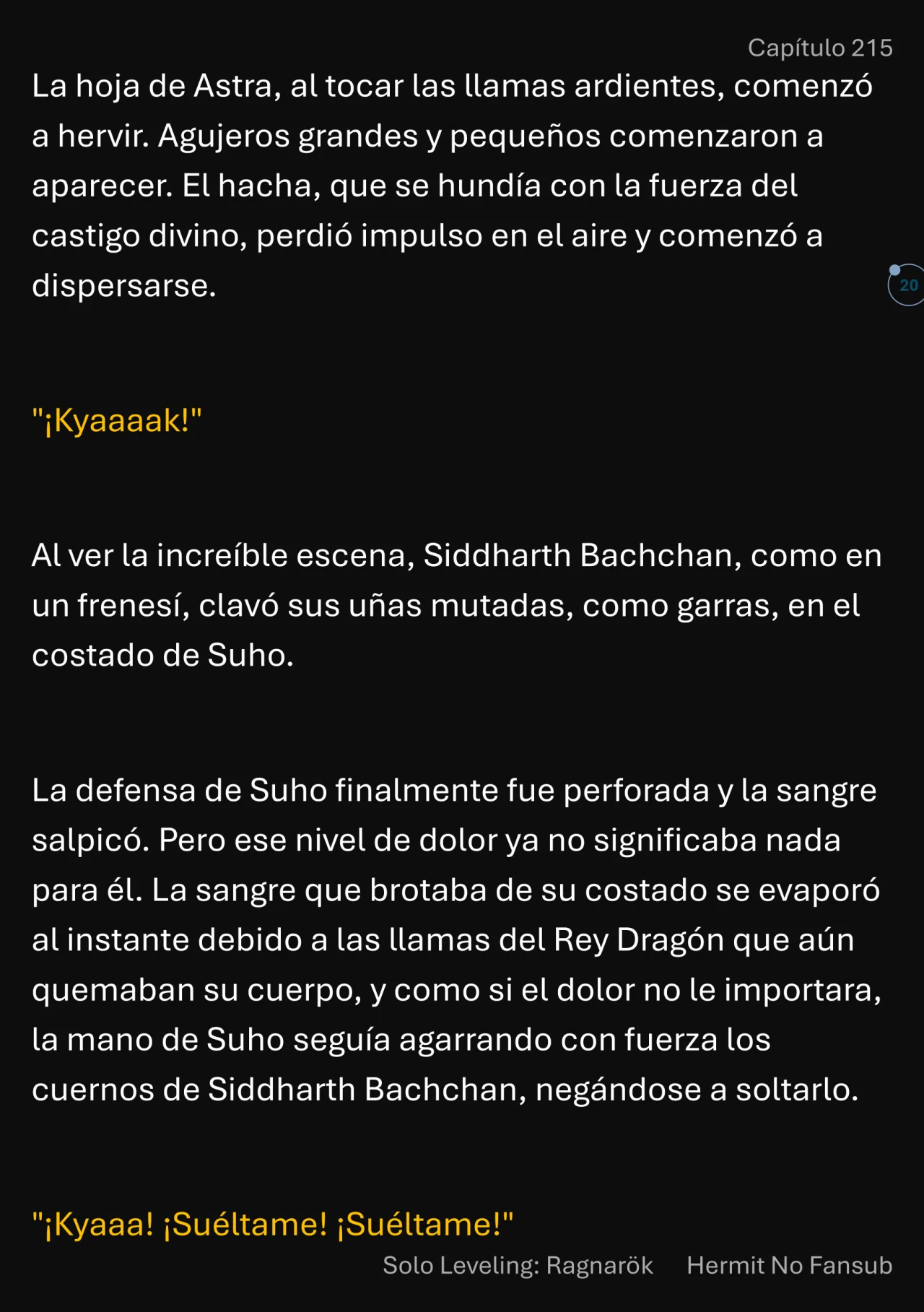 Página 21 del Manga