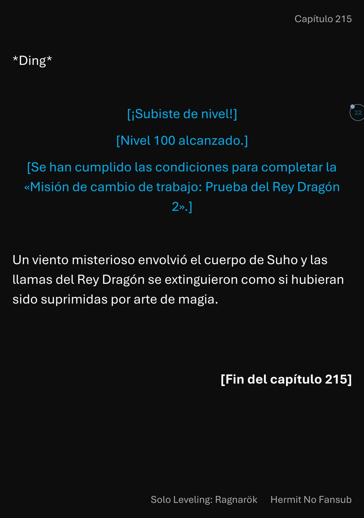 Página 23 del Manga