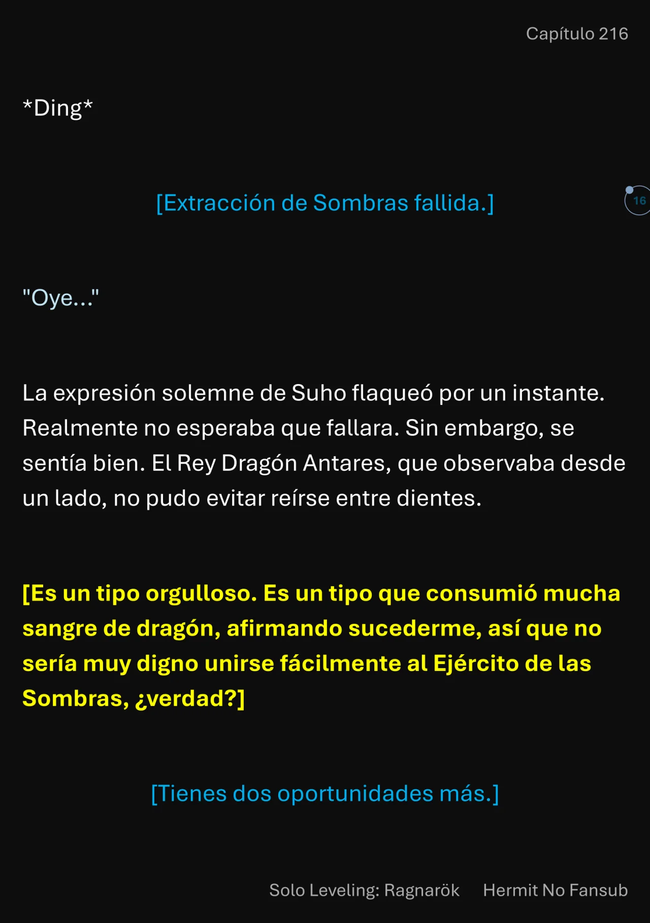 Página 17 del Manga