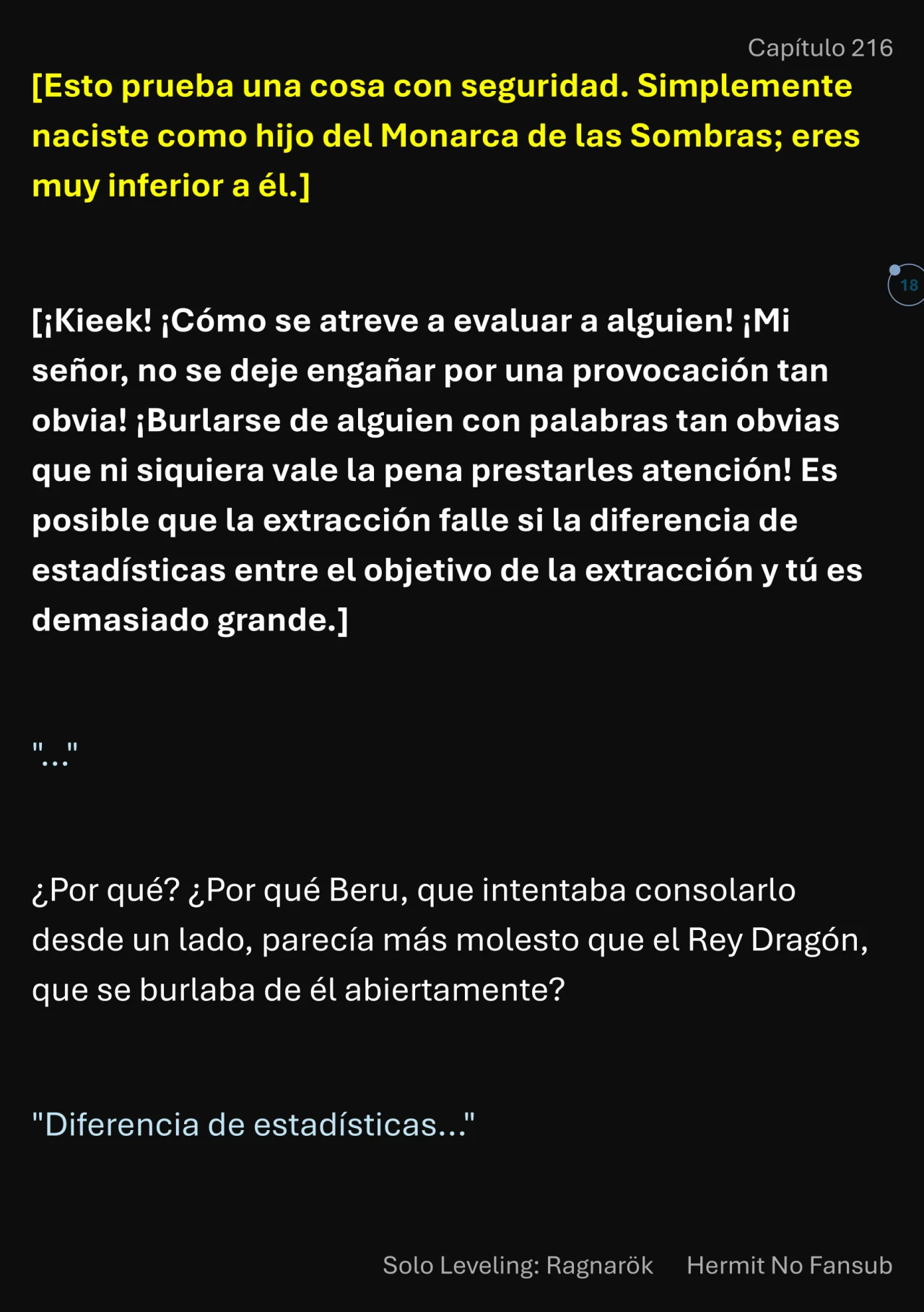 Página 19 del Manga