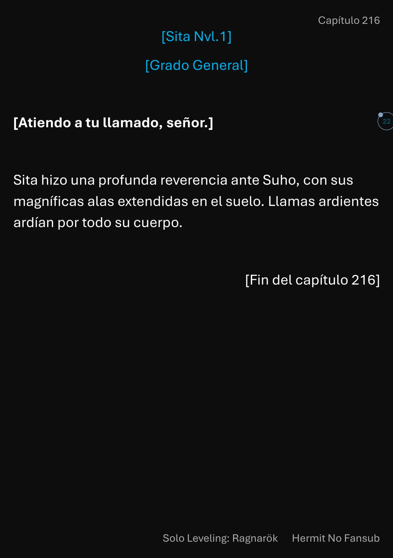 Página 23 del Manga