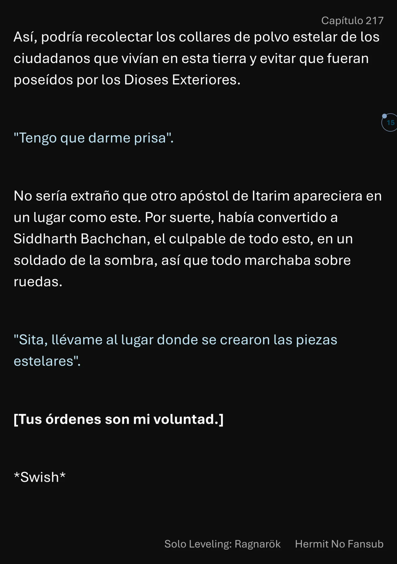 Página 16 del Manga