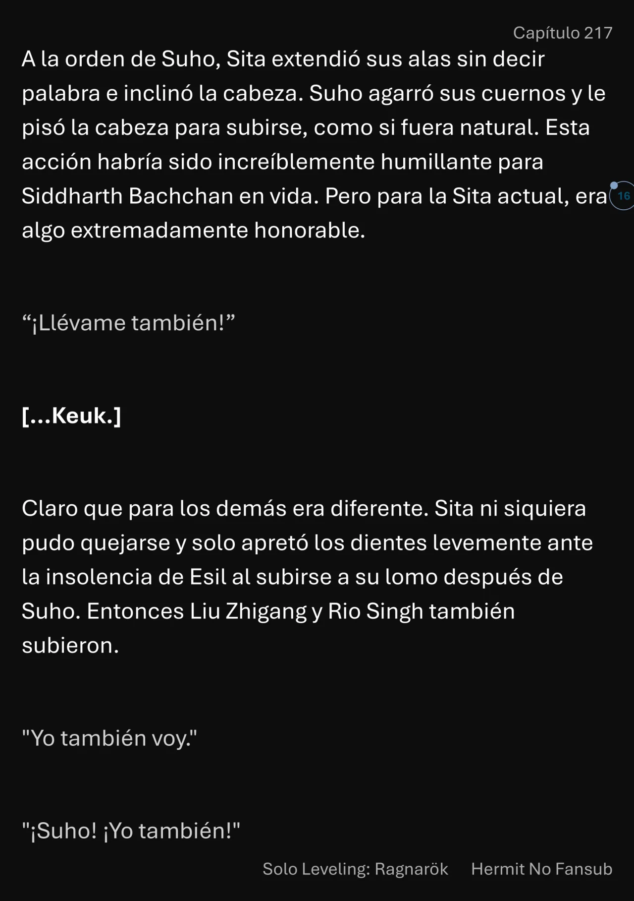 Página 17 del Manga