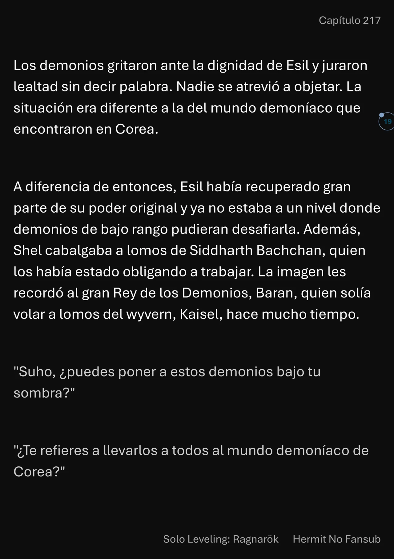 Página 20 del Manga