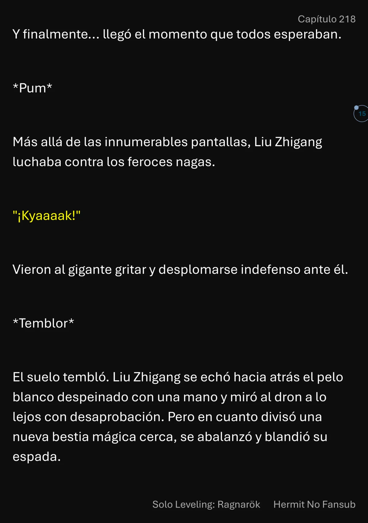 Página 16 del Manga