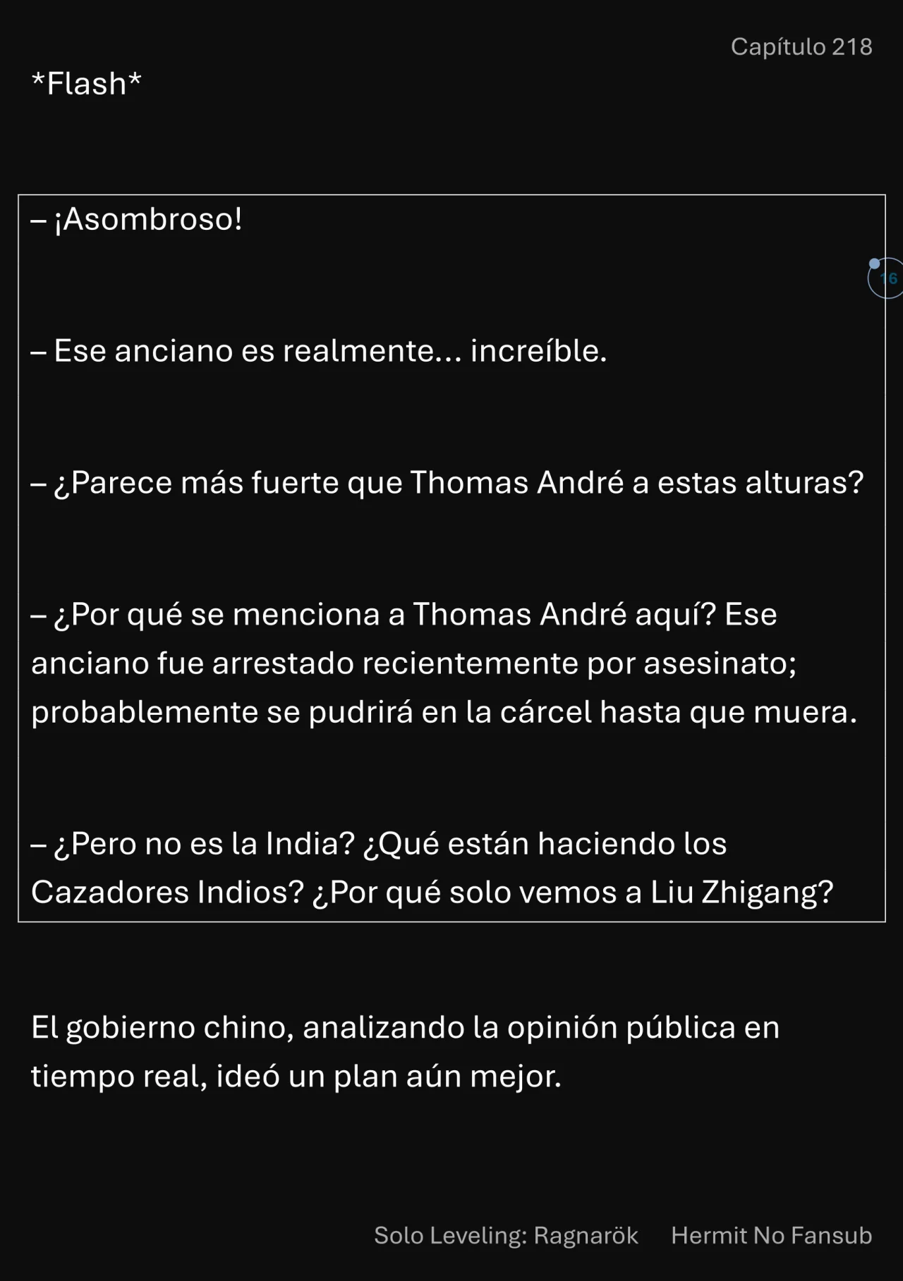 Página 17 del Manga