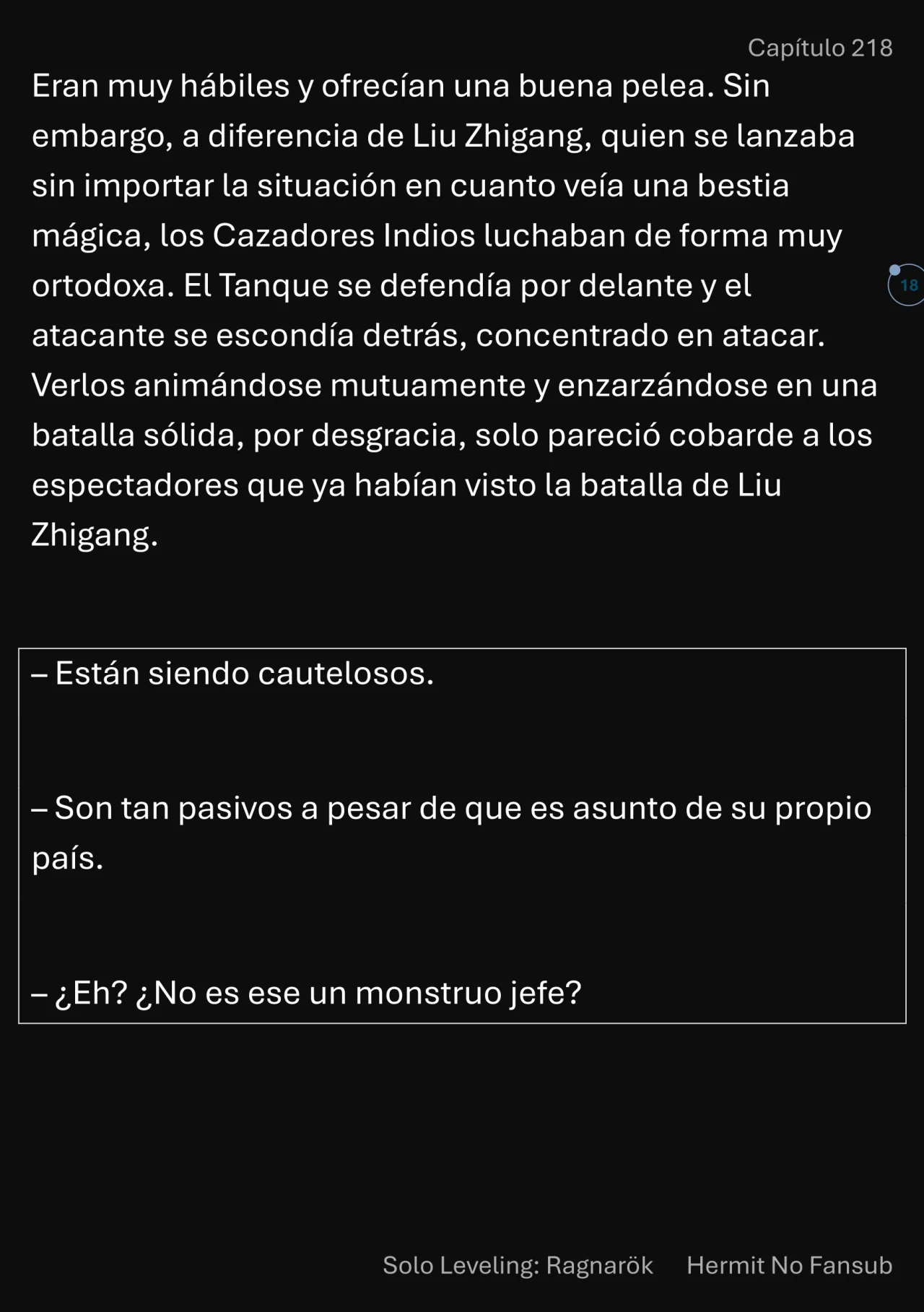 Página 19 del Manga