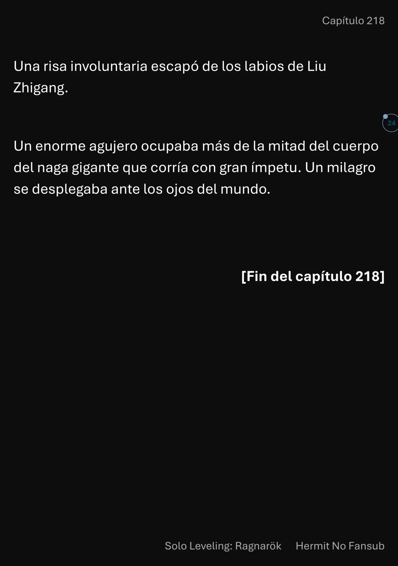 Página 25 del Manga