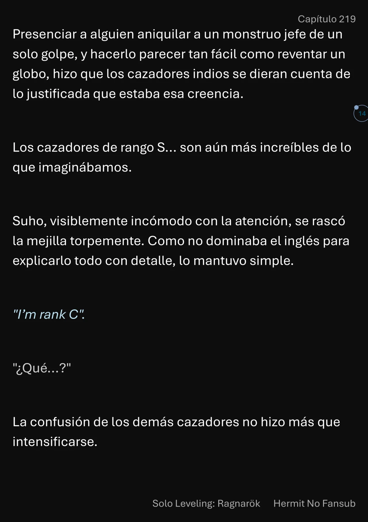 Página 15 del Manga