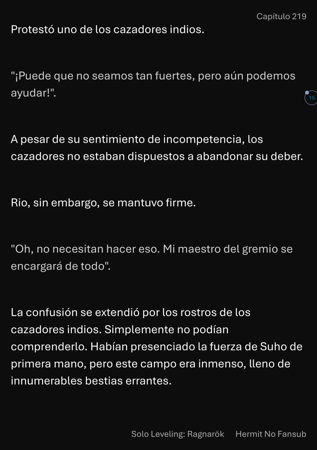 Página 17 del Manga