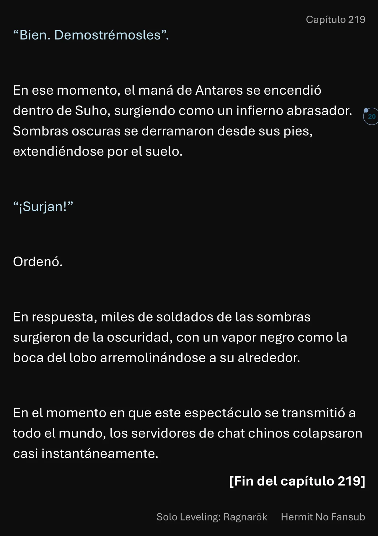 Página 21 del Manga