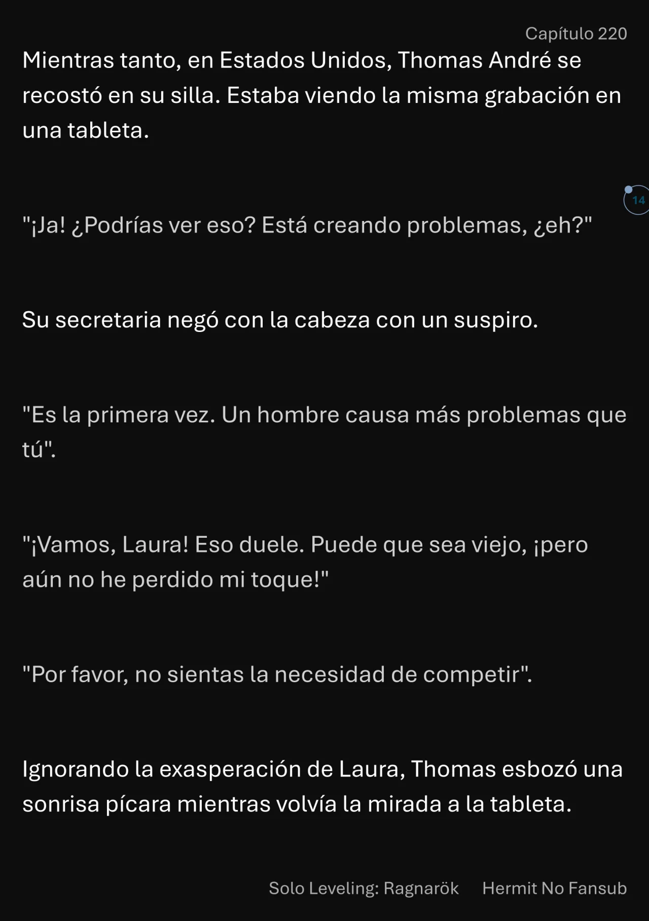 Página 15 del Manga